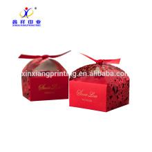 Caja de regalo de papel dulce decorativo del caramelo para casarse, papel de la caja de regalo